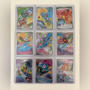 Pokémon First Partners Illustration Rare complete set